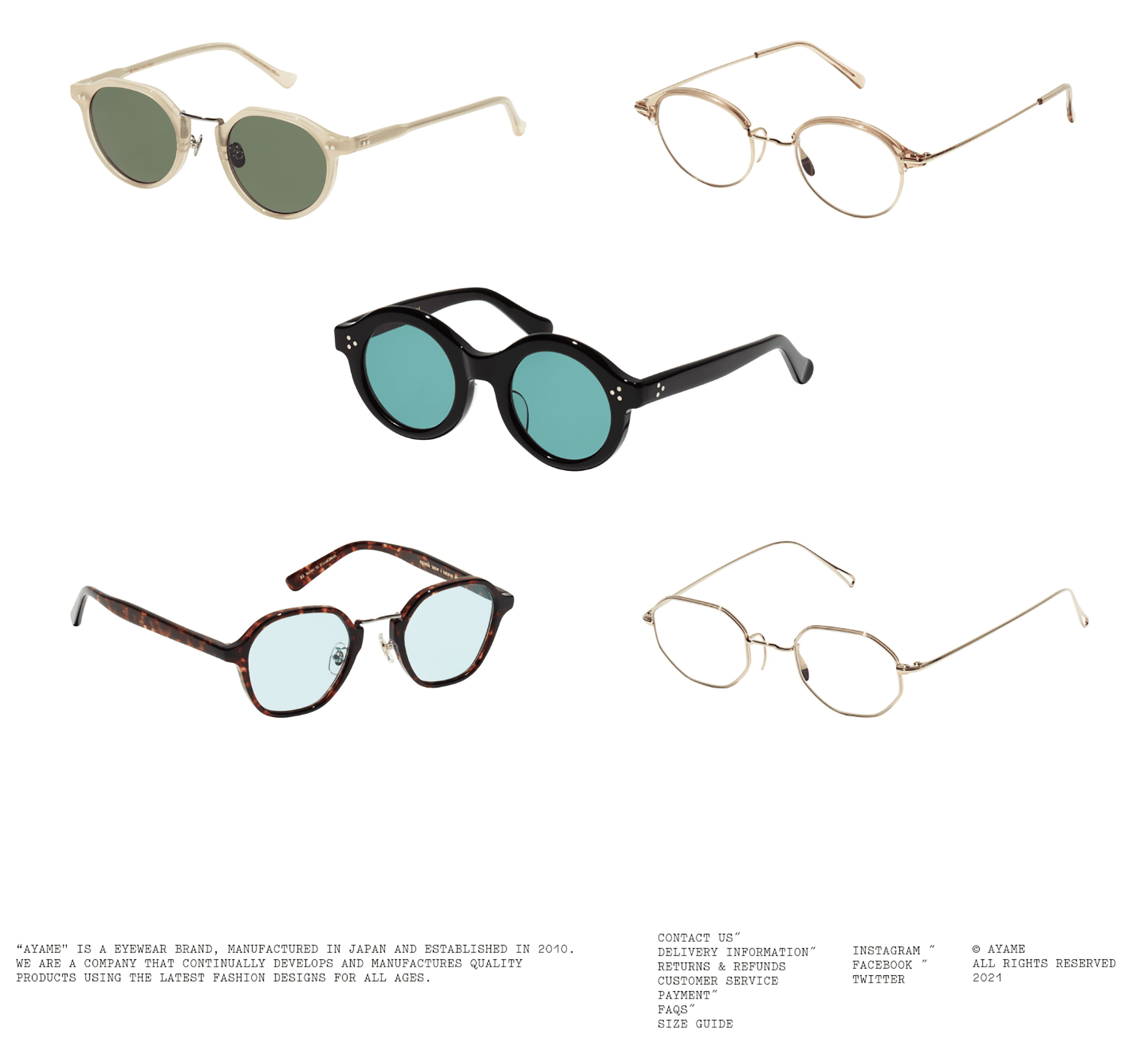 ayame collection eyewear
